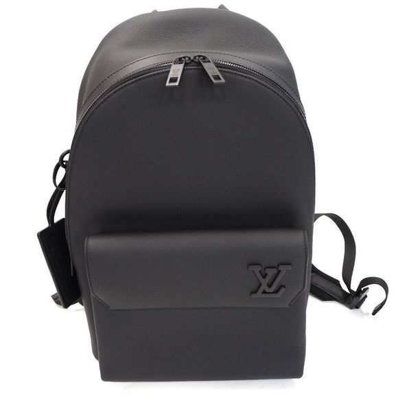 Louis Vuitton Backpack Daypack Takeoff Grain Leather Black - Picture 1 of 8